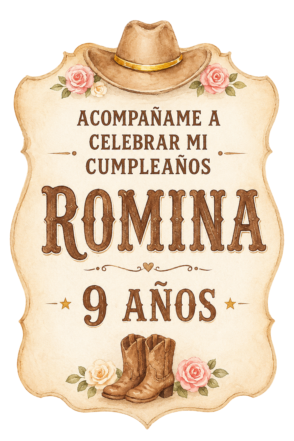 Romina — Fiesta Vaquera · 23 de Agosto · 12:00 pm