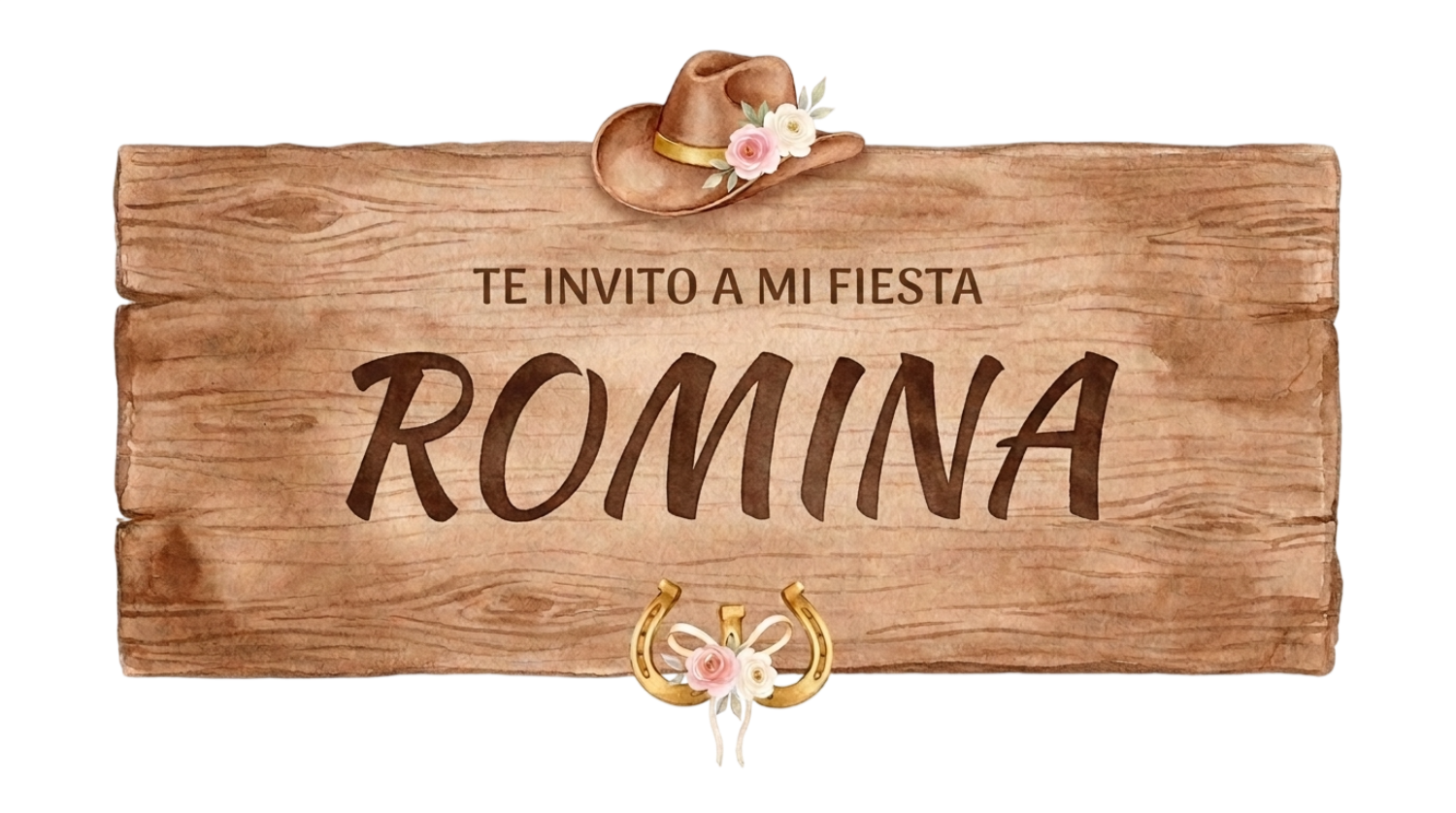 Con mucho cariño — Romina — Fiesta Vaquera